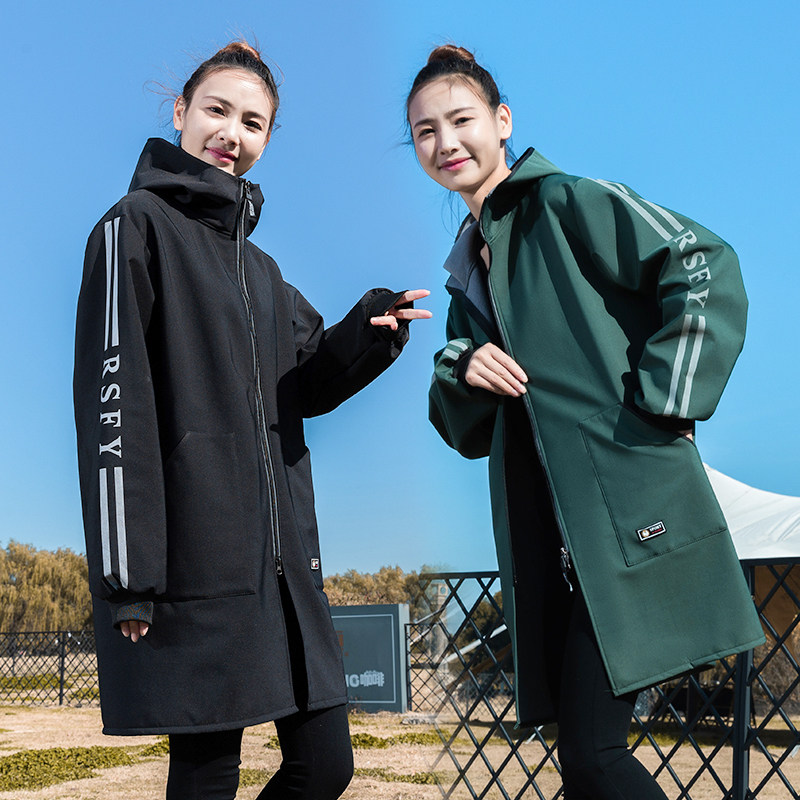 2024新款加绒保暖长袖围裙女家用厨房防水加厚工作服秋冬户外罩衣,家庭/个人清洁工具,围裙,淘宝优惠券,粉丝福利购,淘宝优惠卷