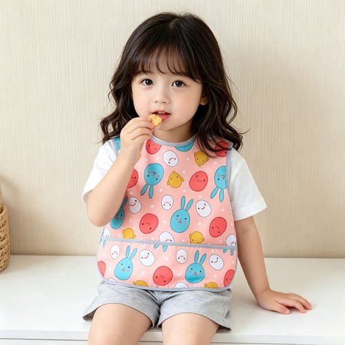 幼儿园可爱舒适防水防油围兜
