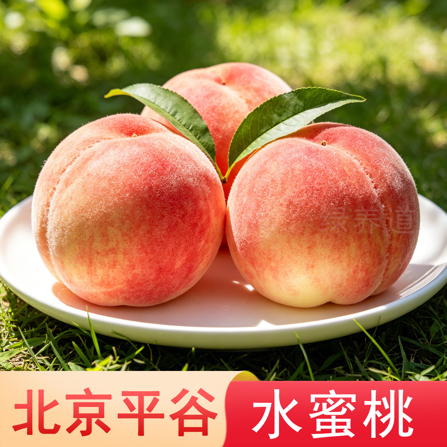 【顺丰】北京平谷新鲜桃子鲜桃5斤/2斤装水蜜桃新鲜水果
