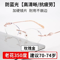 Модель листьев 396 Розовое золото [старый цветок 350 градусов] Высоко -определение синего света против