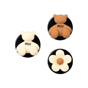 小熊车载香薰汽车内装饰用品大全网红车内空调出风口夹车饰小摆件