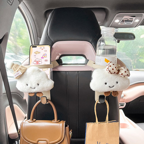 一体运动座椅车载挂钩座椅水杯架