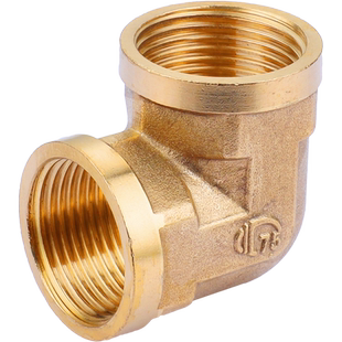 全铜弯头 带座内外丝加长不锈钢活接弯接头水管燃气管配件加厚4分