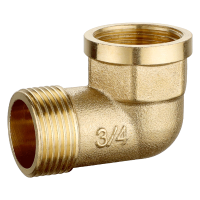 黄铜加厚内外弯头丝对丝三通四通