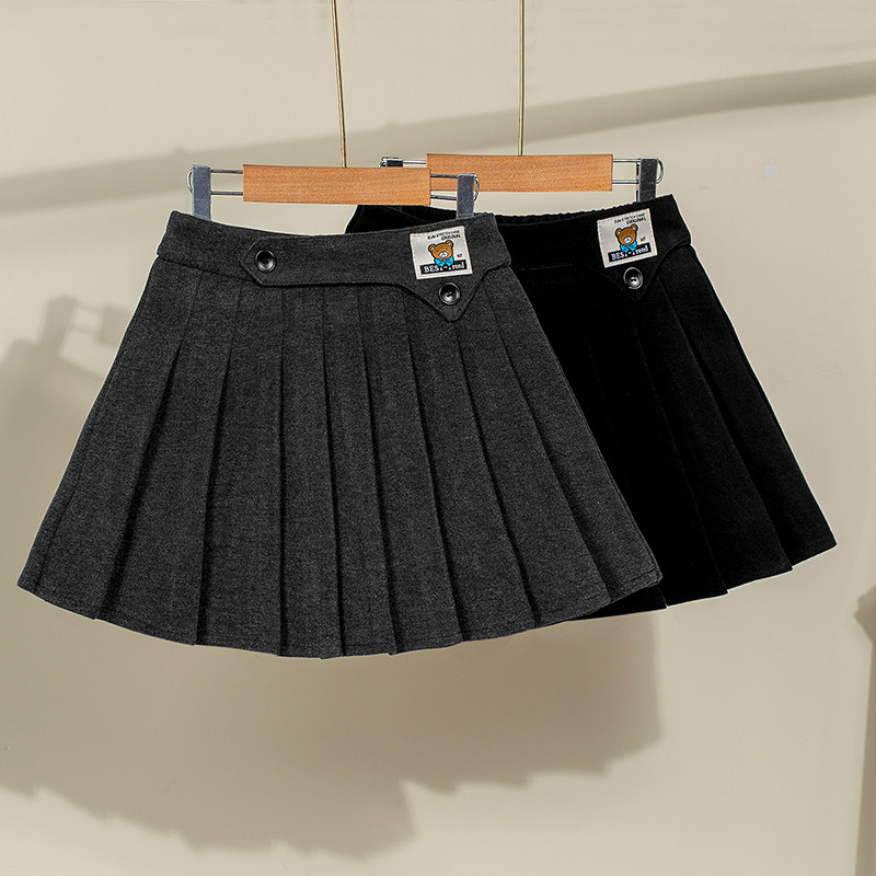 女童半身裙秋冬2025新款毛呢女孩短裙儿童百搭冬季学院风百褶裙子,童装/婴儿装/亲子装,半身裙,淘宝优惠券,粉丝福利购,淘宝优惠卷