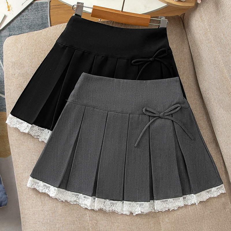 女童半身裙春秋2025新款儿童洋气蕾丝花边百褶裙小女孩公主短裙子,童装/婴儿装/亲子装,半身裙,淘宝优惠券,粉丝福利购,淘宝优惠卷