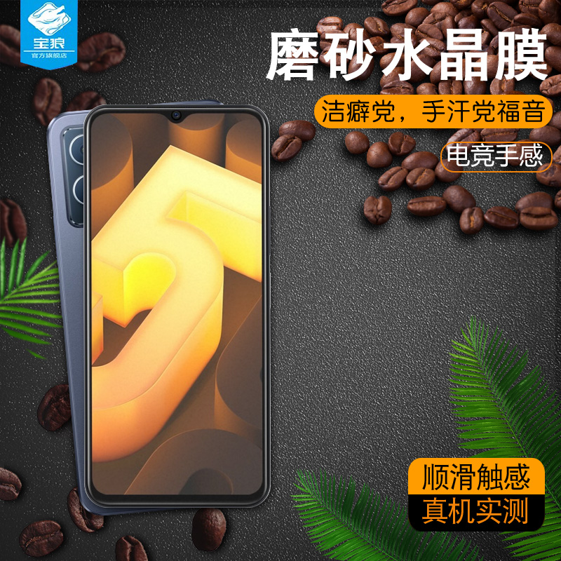 vivoiqoou5磨砂水凝膜全屏防爆