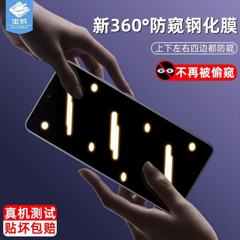 13+真我防窥钢化膜防摔磨砂