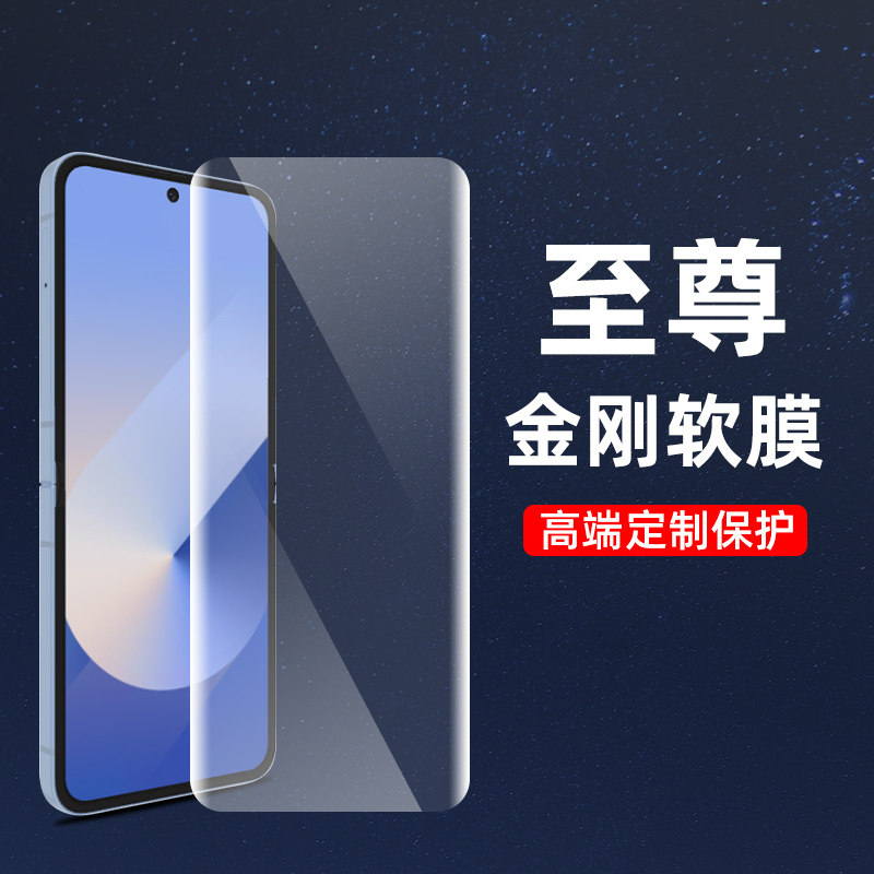 适用三星zflip6折叠内外屏膜w23flip高清软膜1号zflip5/4/3全屏覆盖水凝膜金刚软膜一号w24flip手机屏保护膜