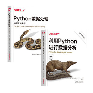 【全2册】利用Python进行数据分析 原书第3版+Python数据处理：如何又快又好 正版新书