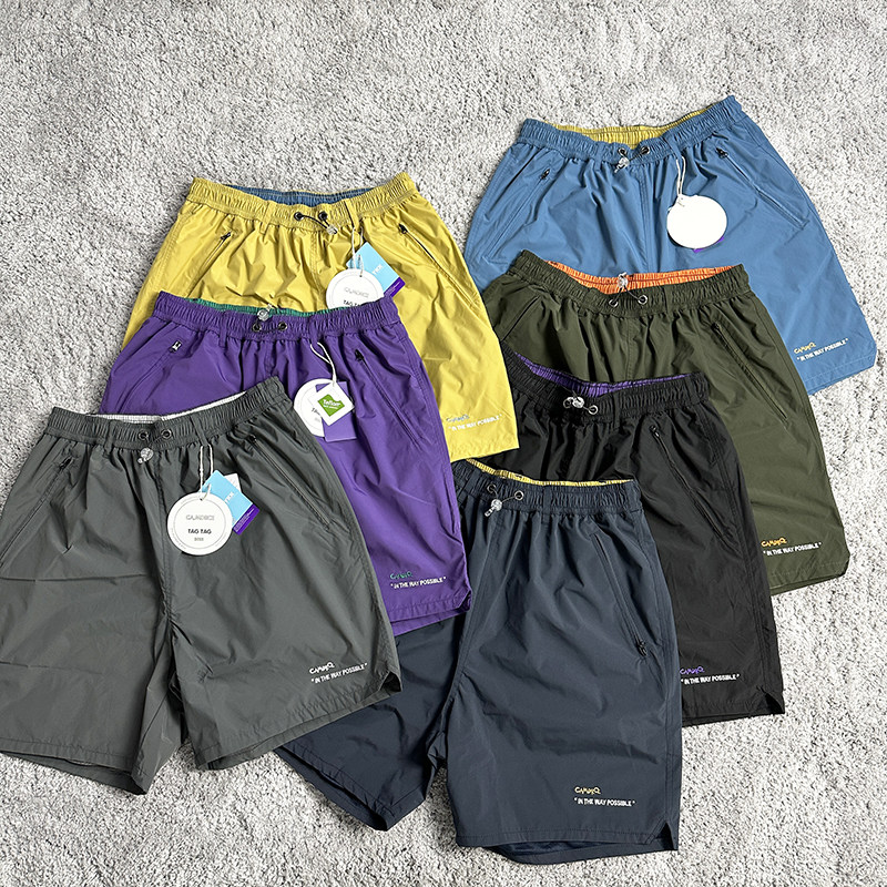 Camdrce男士沙滩短裤一周七色