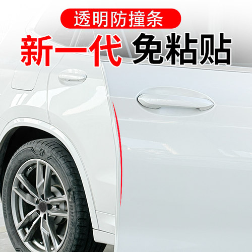 【免粘贴】透明车门防撞条