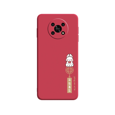 平安结适用华为荣耀x40手机壳荣耀x30荣耀x10max保护套x30i新款x20液态honorx30女款全包防摔x40gt潮