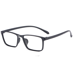 新款近视眼镜框男 全框方黑框防蓝光抗辐射TR90舒适超轻眼镜架女