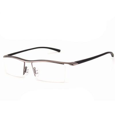 纯钛眼镜框近视眼镜眉线框成品