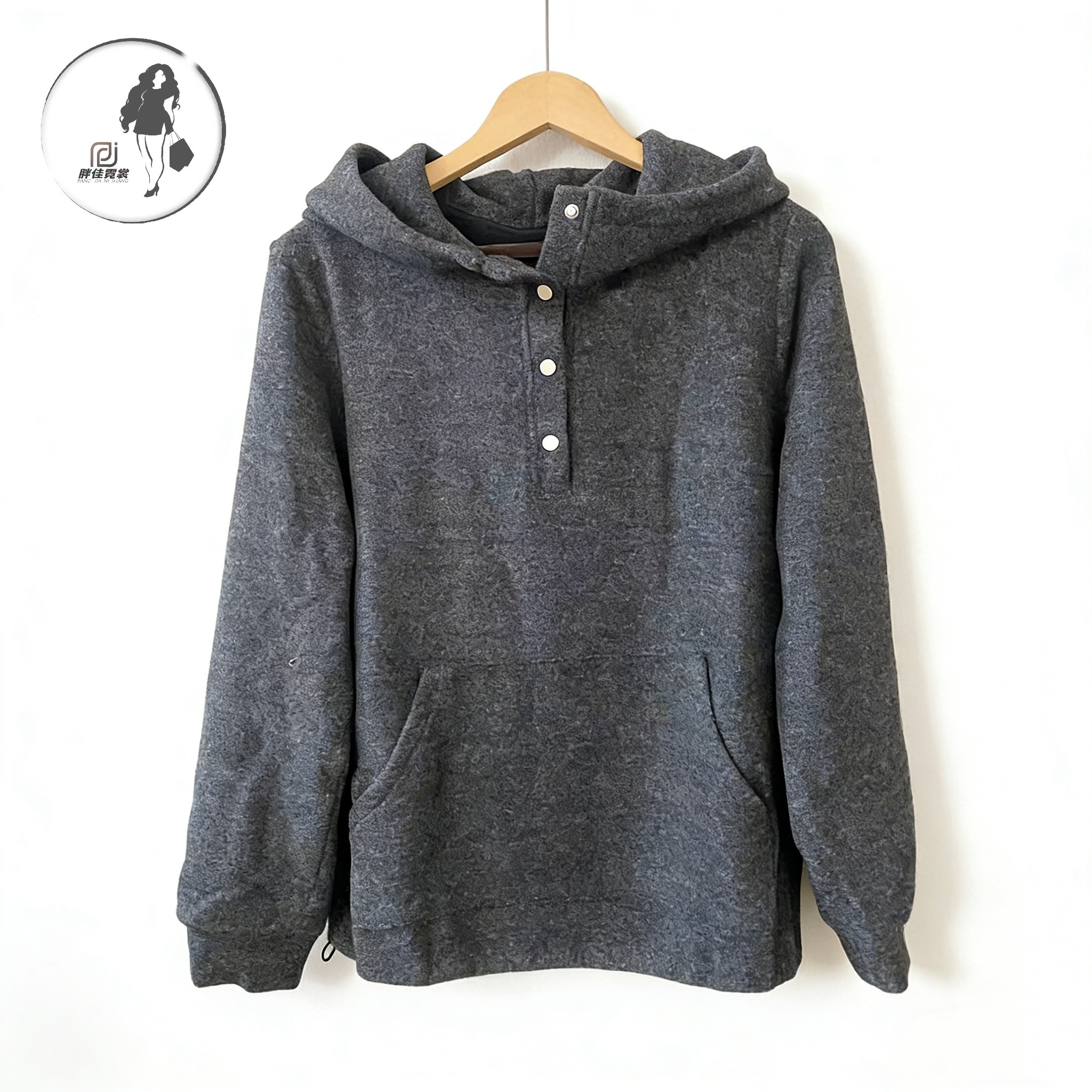 4001冬季新品大码可抽绳潮牌连帽减龄百搭卫衣胖MM200斤休闲帽衫,女装/女士精品,大码内搭,淘宝优惠券,粉丝福利购,淘宝优惠卷