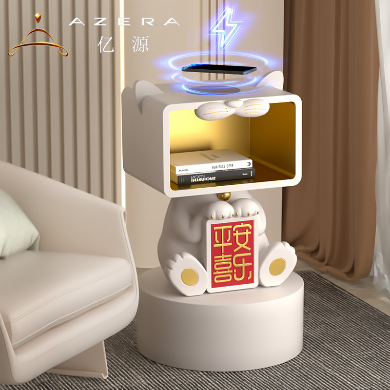 平安喜乐落地大型摆件搬新家乔迁礼物客厅沙发边卧室床边家居装饰