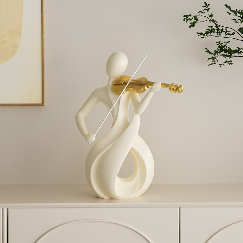 现代小众艺术摆件高级感客厅电视酒柜书房软装饰品办公室桌面摆设