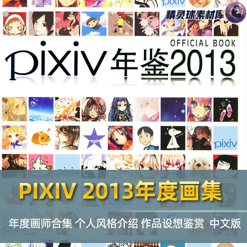 PIXIV 2013年度画集 中文人物风格介绍 画师作品素材鉴赏参考图鉴