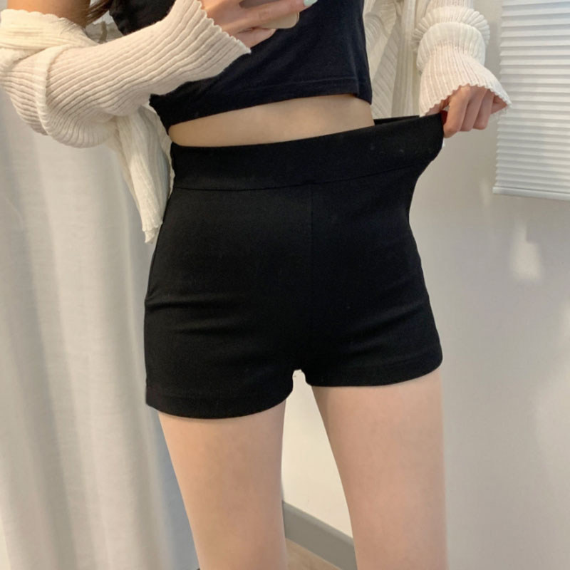 黑色高腰短裤女2026新款紧身弹力包臀打底热裤外穿显瘦女团跳舞裤,女装/女士精品,休闲裤,淘宝优惠券,粉丝福利购,淘宝优惠卷