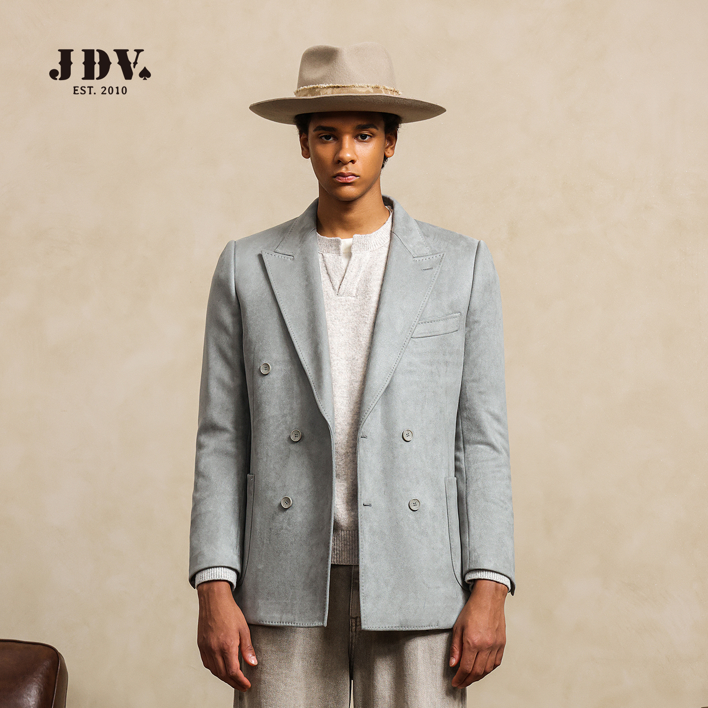 JDV2025年秋季毛呢感西服外套