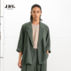 春秋季 短袖 新款 绿色平驳领西装 西服外套SMS50W8 男装 JDV商场同款