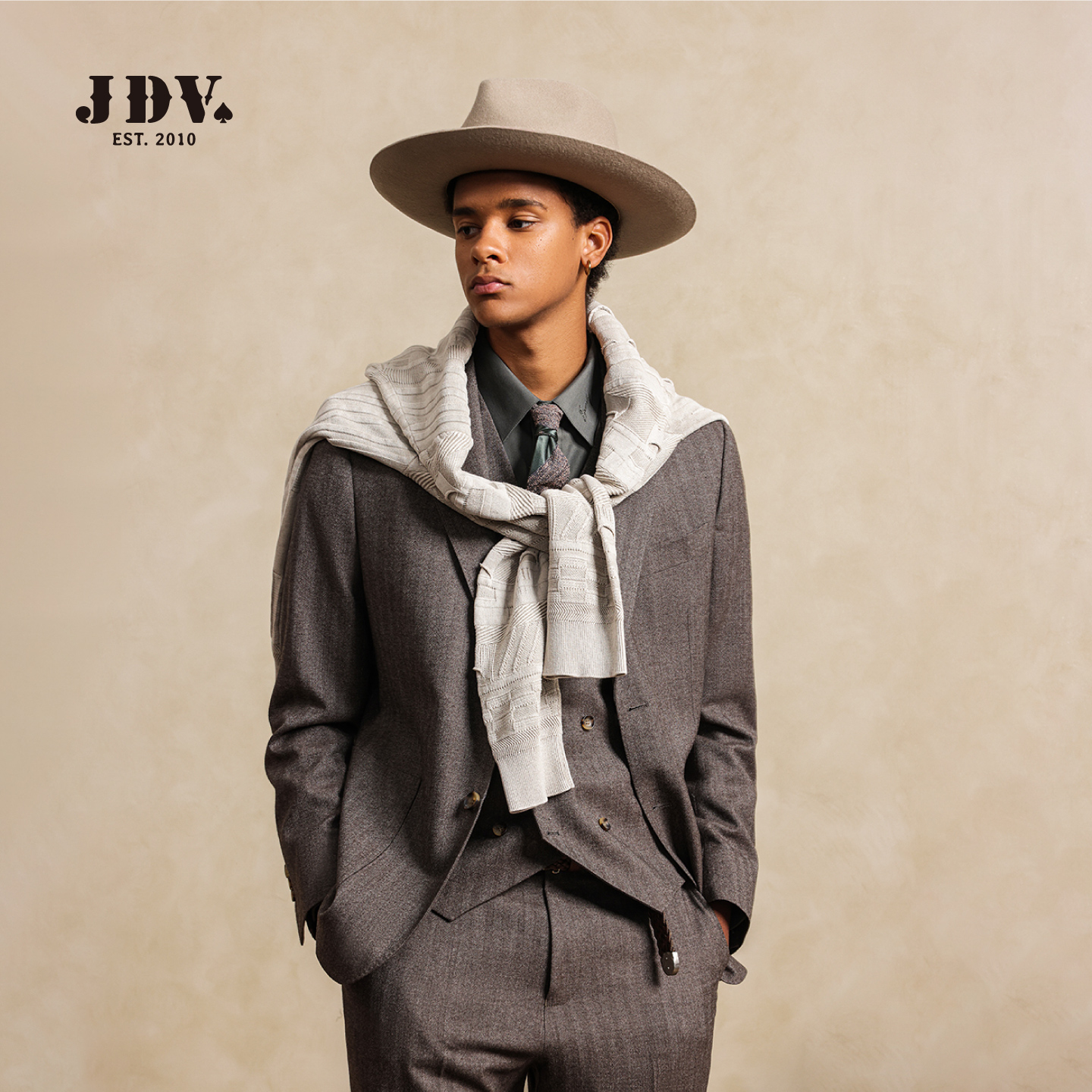 JDV2025复古摩登西装外套