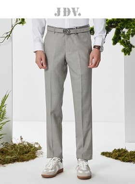 JDV男装商场同款春秋新品商务通勤直筒修身西裤长裤裤子DSPF2029
