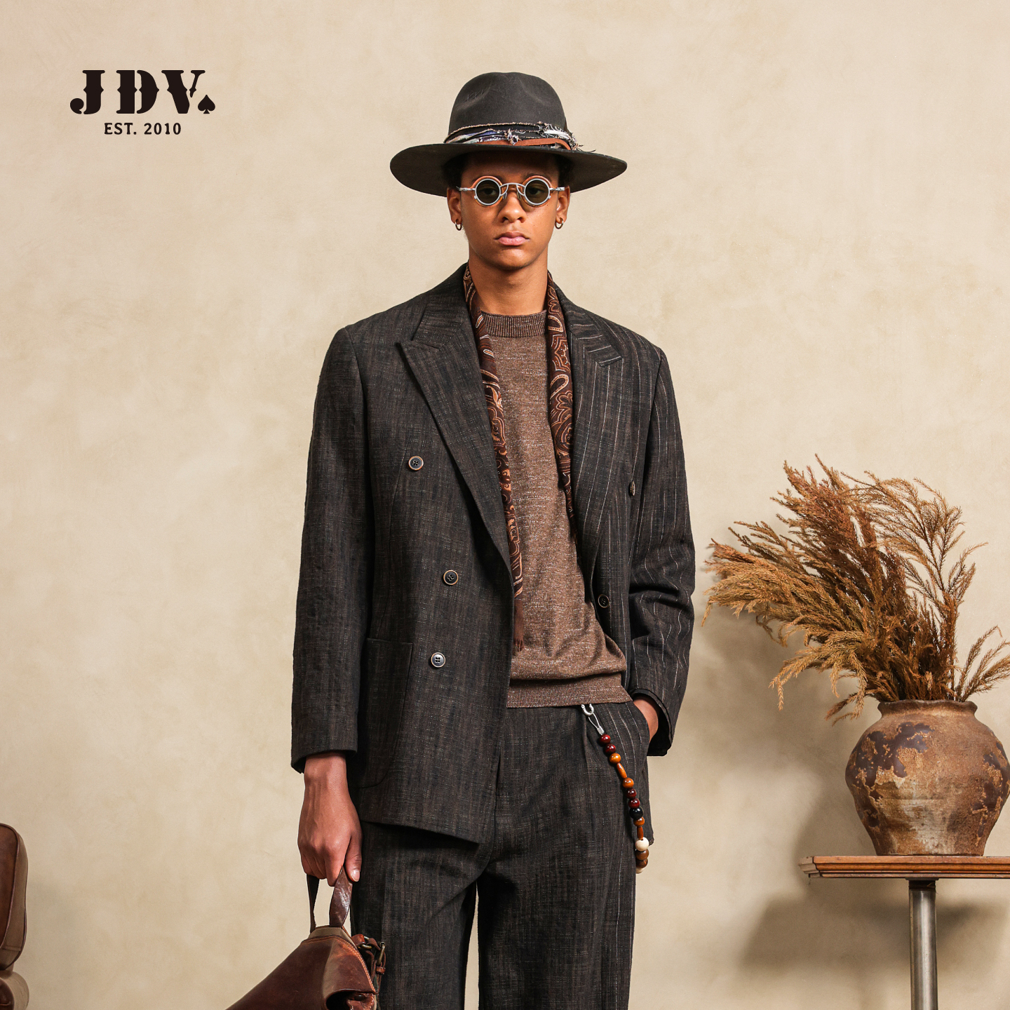 JDV经典双排扣西服套装