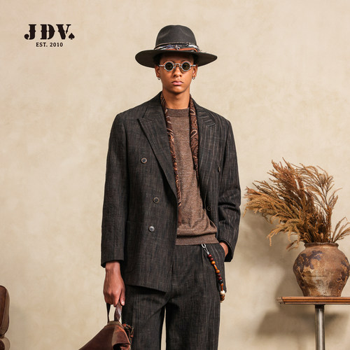 JDV经典双排扣西服套装