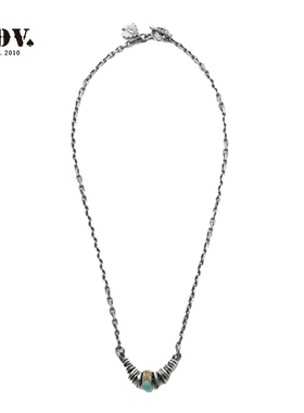 JDV商场同款银灰色男士项链配饰