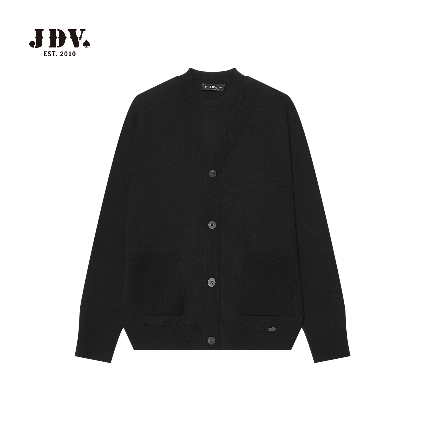 JDV圆领绵羊毛套头毛衣