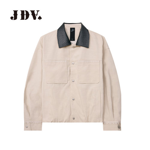 JDV复古撞色工装夹克男秋莱赛尔