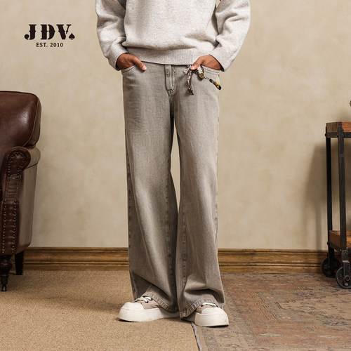 JDV牛仔裤直筒百搭春秋男装水洗