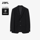 西装 JDV男装 黑色男士 商场同款 绵羊毛商务西服外套WMM4016 春秋新品