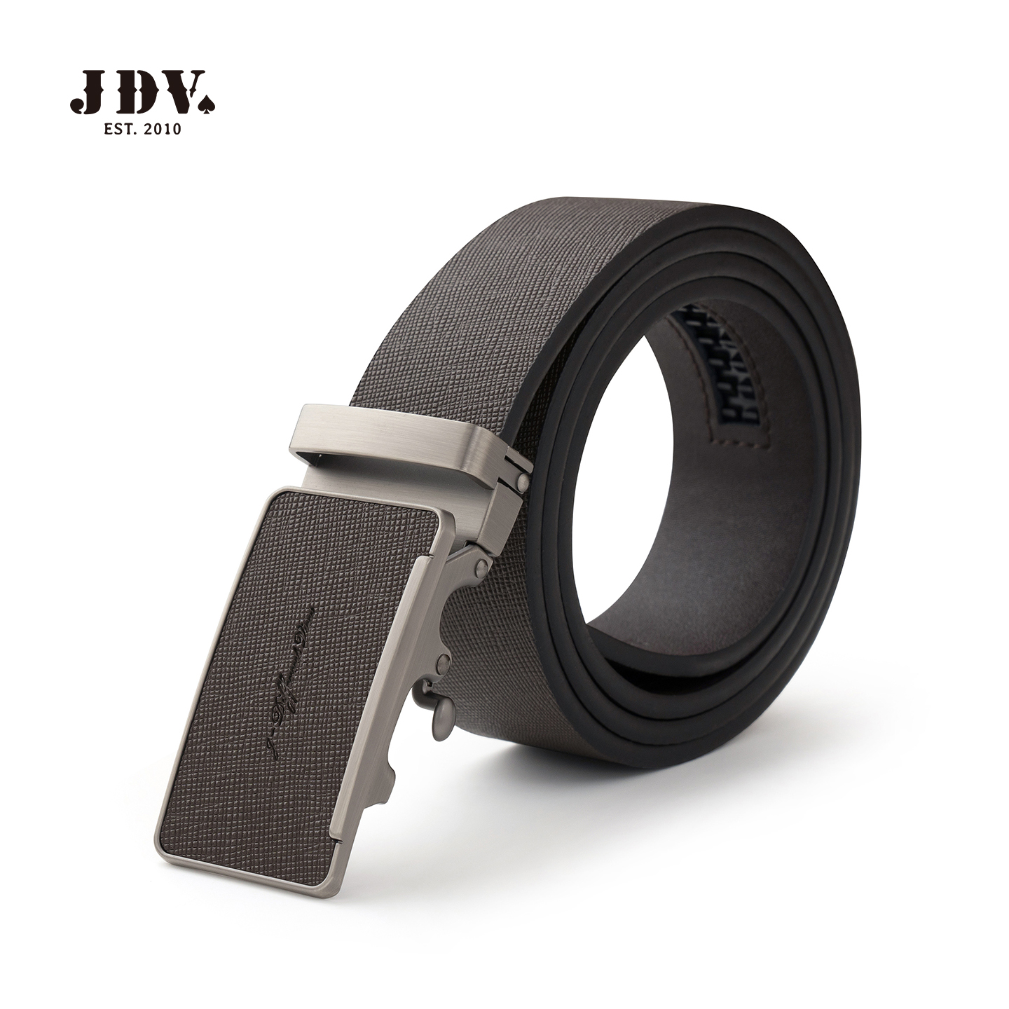 JDV商场同款咖啡色男士正装皮带