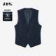 商场同款 马甲正装 春秋新款 单排扣西装 SFV5013 藏青男士 JDV男装