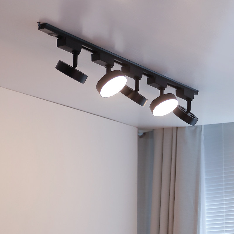 散光轨道灯led射灯直播间超亮照明灯服装店橱窗商用导轨式补光灯