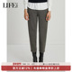 莱芙·艾迪儿冬季 通勤白领女士休闲九分裤 新款 中腰舒适OL风格