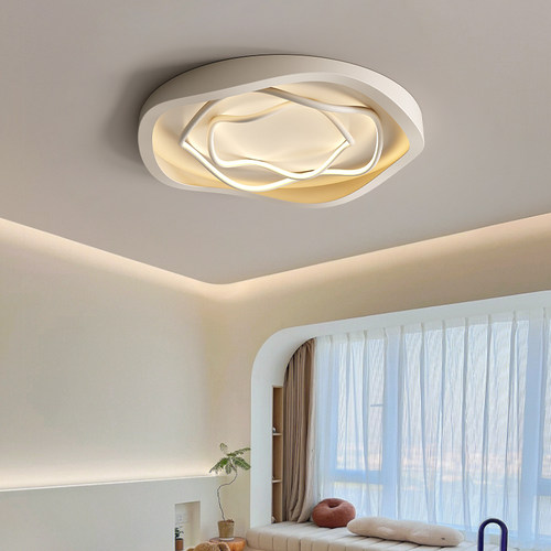 现代简约卧室灯2024新款玫瑰创意led 吸顶灯房间灯主卧灯护眼灯具