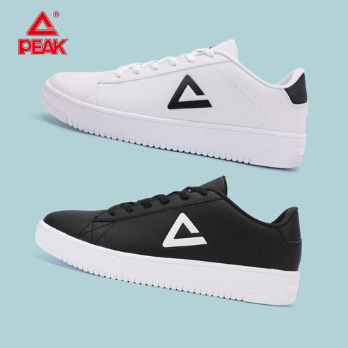 Peak/匹克男板鞋皮面防水