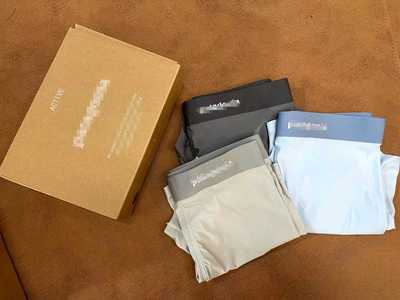 三条装中腰平角无痕凉感裤巴塔