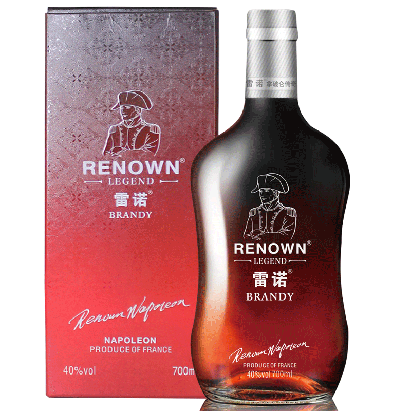 法国雷诺renown拿破仑传奇特级白兰地  700ml 礼盒装洋酒原液进口