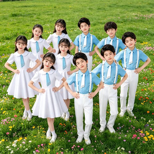 六一儿童合唱服中小学生合唱演出