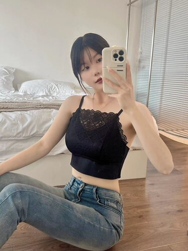 性感蕾丝女美背裹胸打底