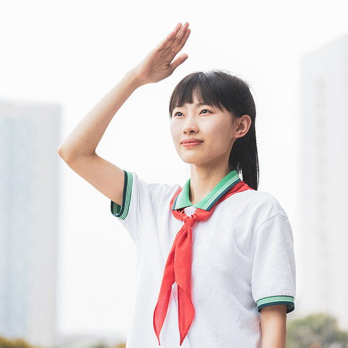 得力小学生红领巾批发全棉通用