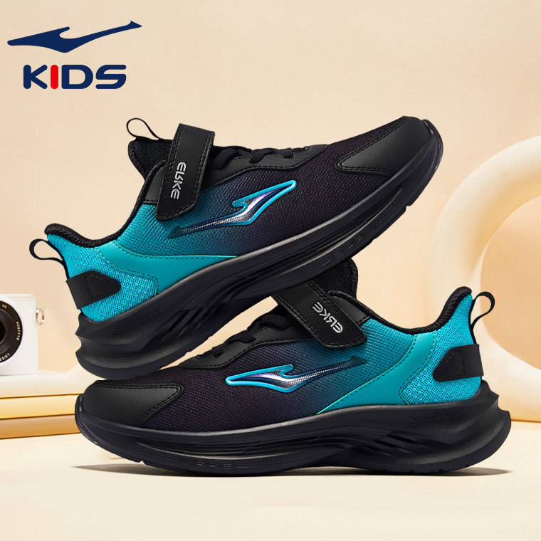 鸿星尔克男童运动鞋子2026新款春季中大童男孩青少年网面跑鞋儿童