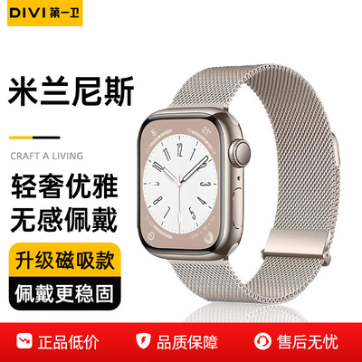 【德国精钢】适用iwatch米兰表带