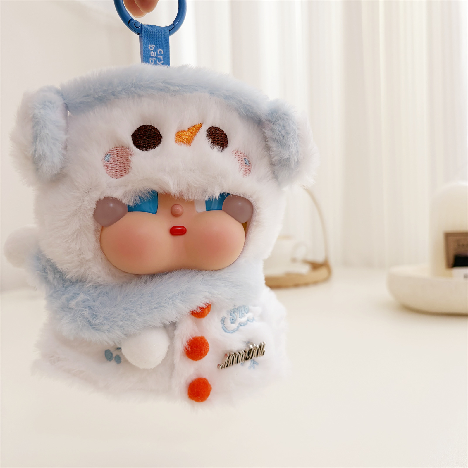 crybaby哭娃vaccation系列搪胶毛绒一起去冲浪挂件娃衣套装裙子裤