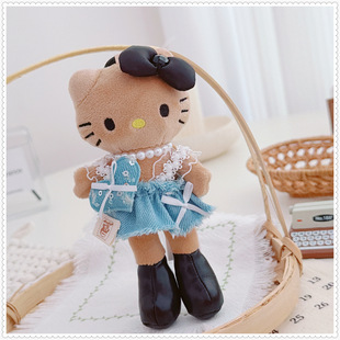 10厘米娃衣牛仔裙子换装雪莉玫sp娃娃贝儿大笨狗迷你公仔玩偶衣服